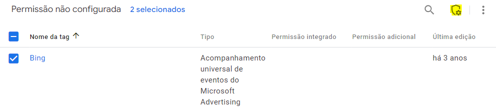  Editar configurações de permissão